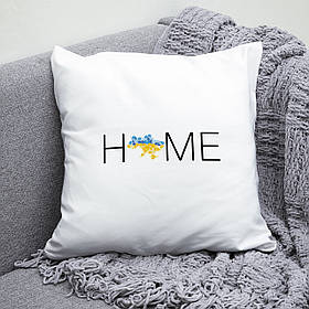 Подушка 35*35 см Home. Патріотична подушка Home