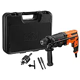 Перфоратор мережевий SDS-Plus BLACK+DECKER BEHS01K (Китай), фото 3