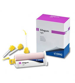 SILAGUM LIGHT відбитковий матеріал в упаковках, 2х50, 10 канюль Automix, 10 intraoral