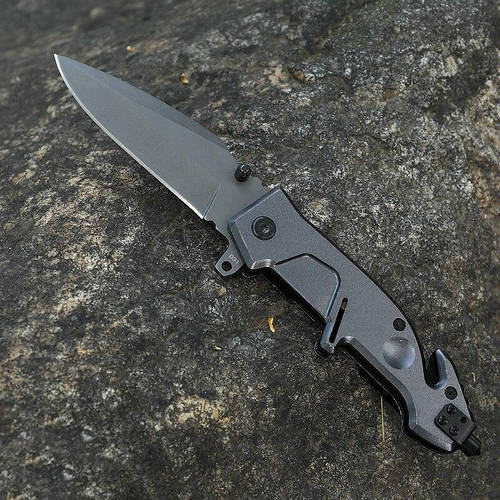 Купить Нож тактический складной, полуавтоматический со стропорезом и ...