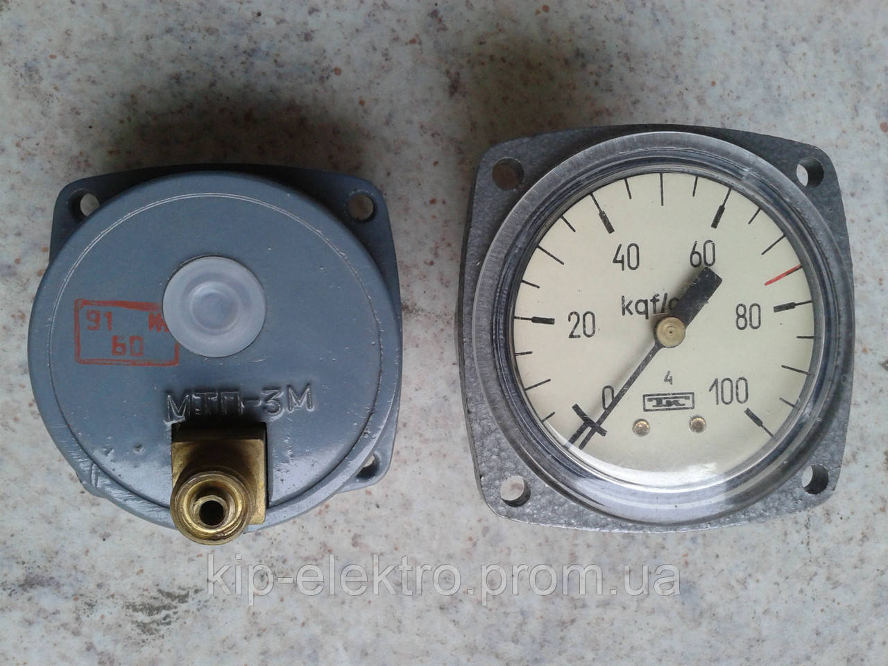 Купить Манометр фланцевый МТП-3М (МТП-3, МТП3М, МТП 3М, МТП) - осевой ...