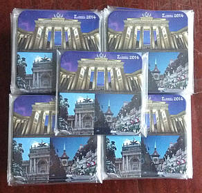 Сувенирные квадратные магниты на холодильник 1