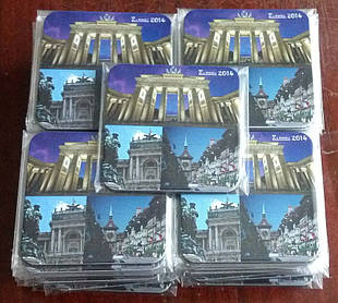 Сувенирные квадратные магниты на холодильник 2