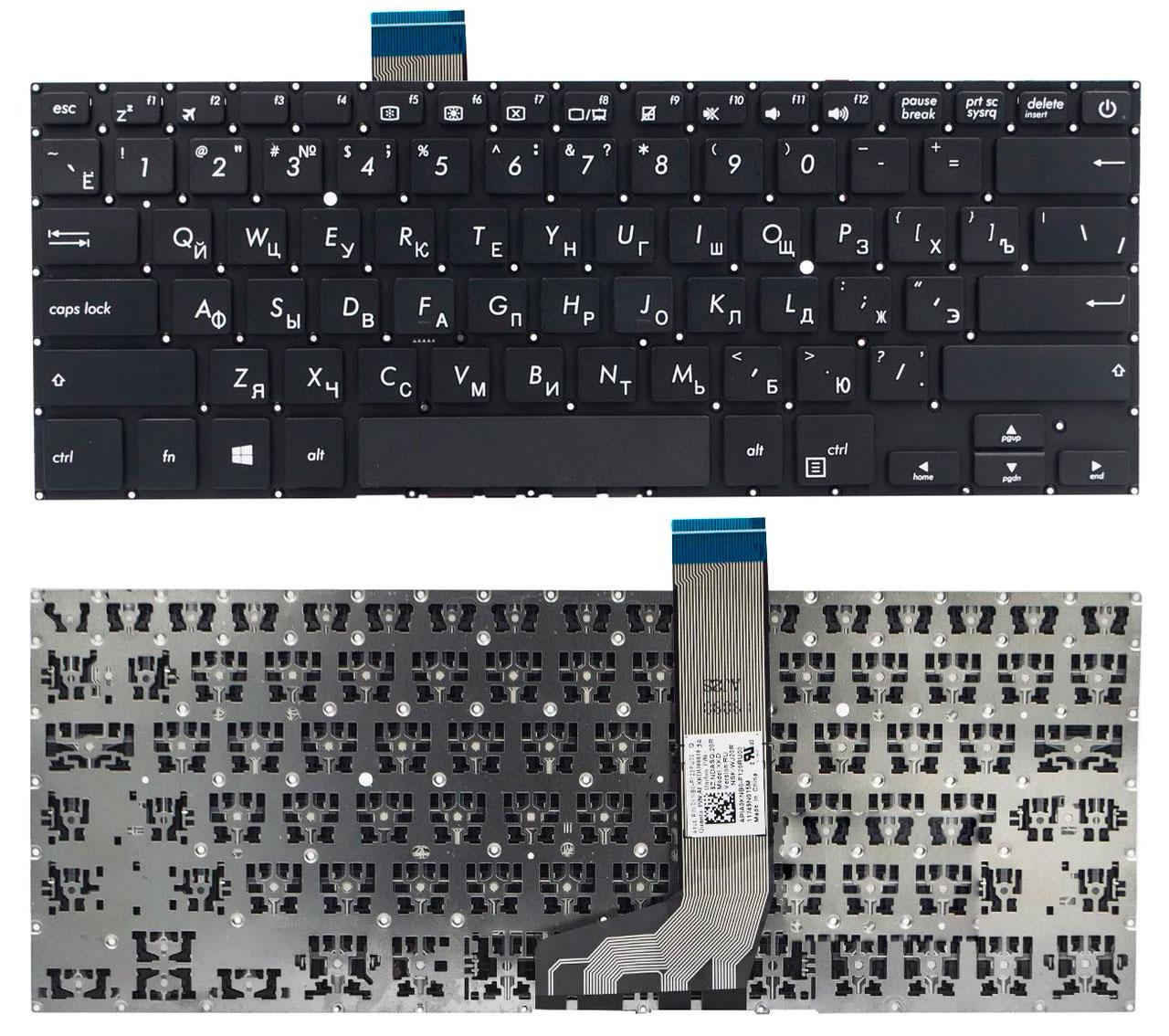 Клавиатура для Ноутбука Asus R418 R418UQ, Матовая (0KNB0-F100RU00) для ...