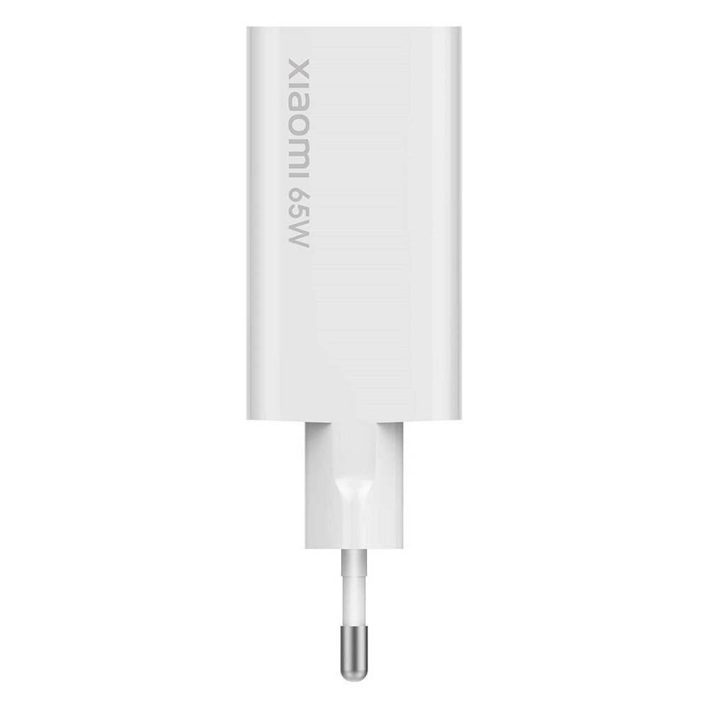 Универсальное сетевое зарядное устройство Xiaomi Mi Fast Charger with GaN Tech 65W AD65GTW (Белое) - фото 2 - id-p1643524346