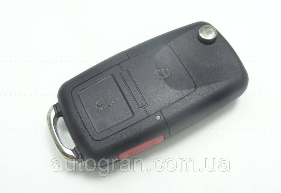 Корпус викидного ключа Volkswagen 2+1panic кнопки