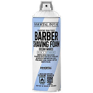 Піна для гоління Immortal Infuse Barber Shaving Foam Ocean Waves 500 мл (INF-76)