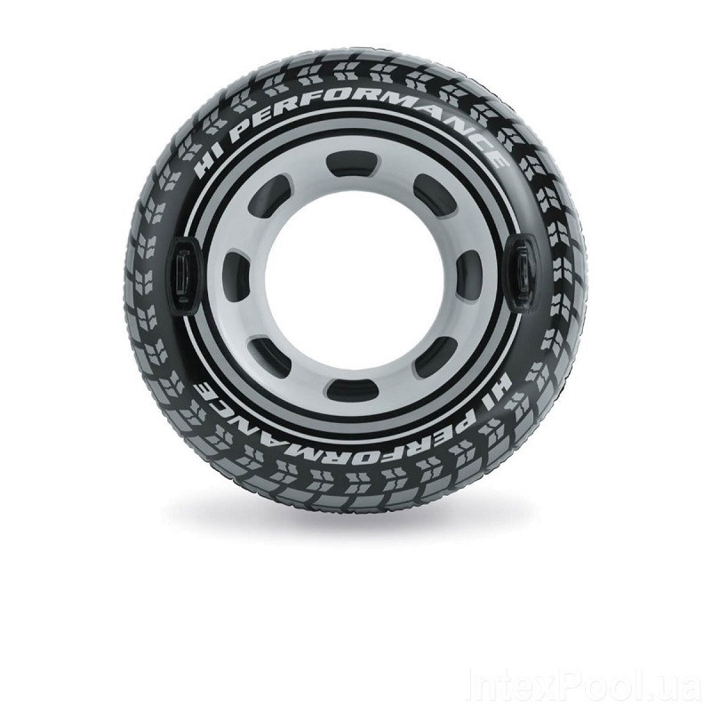 Круг надувний для купання з ручками Колесо Intex 56268 d 114 см S