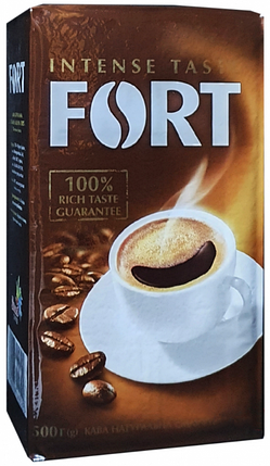 Ящик кофе молотого Fort Intense Taste 500 г (в ящике 12 шт), фото 2