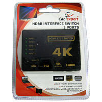 Переключатель HDMI сигнала Cablexpert DSW-HDMI-53 (5входов-1выход)