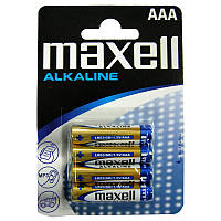 Батарейка LR03 Maxell , 1шт (блистер по 4шт) AAA