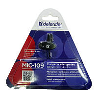Микрофон Defender MIC-109 петличка с прищепкой