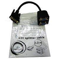 Разветвитель DVI на 2порта VGA Cablexpert A-DVI-2VGA-01