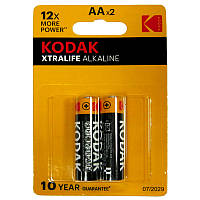 Батарейка LR6 Kodak Xtralife, 1шт (блистер по 2шт) AA