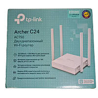 Беспроводный маршрутизатор TP-Link Archer C24 AC750 двухдиапазонный WiFi роутер