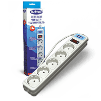 Мережевий фільтр-подовжувач Svittex, довжина 3 м.