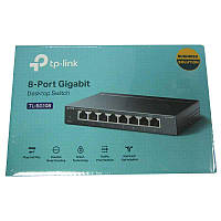 Свитч TP-Link 8 портов TL-SG108 ,Gigabit Switch 8port 10/100/1000Mbps,metal