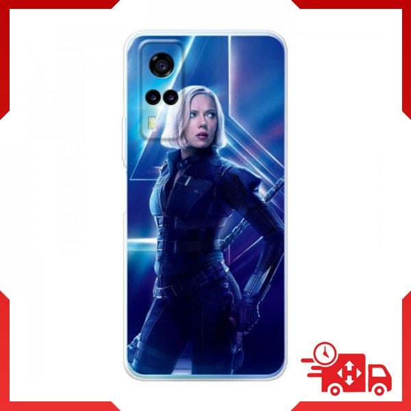 Чохол Чорний для ViVO Y31 / Чохол Чорна вдова Marvel для ViVO Y31 / Чохли Чорна вдова Марвел Віво Вай 31