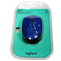 Беспроводная мышка Logitech M171 Blue USB