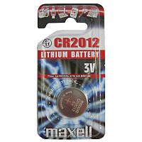 Батарейка Maxell CR2012 Lithium 3V 1шт.