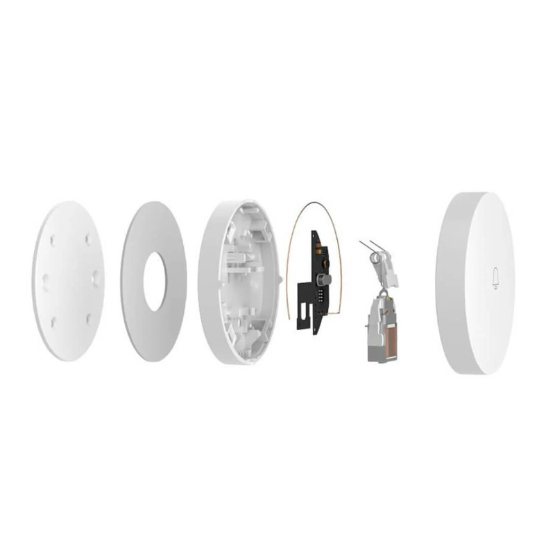 Беспроводной дверной звонок Xiaomi Linptech Wireless Doorbell Wi-Fi G6L-SW-WIFI (Белый) - фото 3 - id-p1643558882