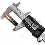 Штангенциркуль Digital Caliper цифровий електронний 150 мм 0.1 мм Пластик Чорний, фото 4