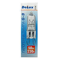 Лампочка DELUX галогеновая G-9 50W 220V прозрачная