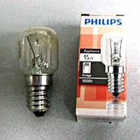 Лампочка PHILIPS T25 Е14 15W (в холодильник)
