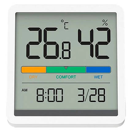 Годинник-гігрометр Xiaomi Miiiw Temperature Humidity Clock NK5253 (Білі), фото 2
