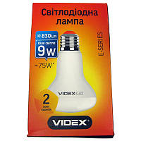 Лампочка светодиодная Videx R63e 9W E27 4100K (VL-R63e-07274)