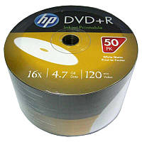 Диск HP 4.7Gb -16x (bulk 50) DVD+R Printable white
