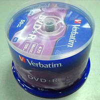 Диск Verbatim 4.7Gb -16x (cake 50) azo DVD+R