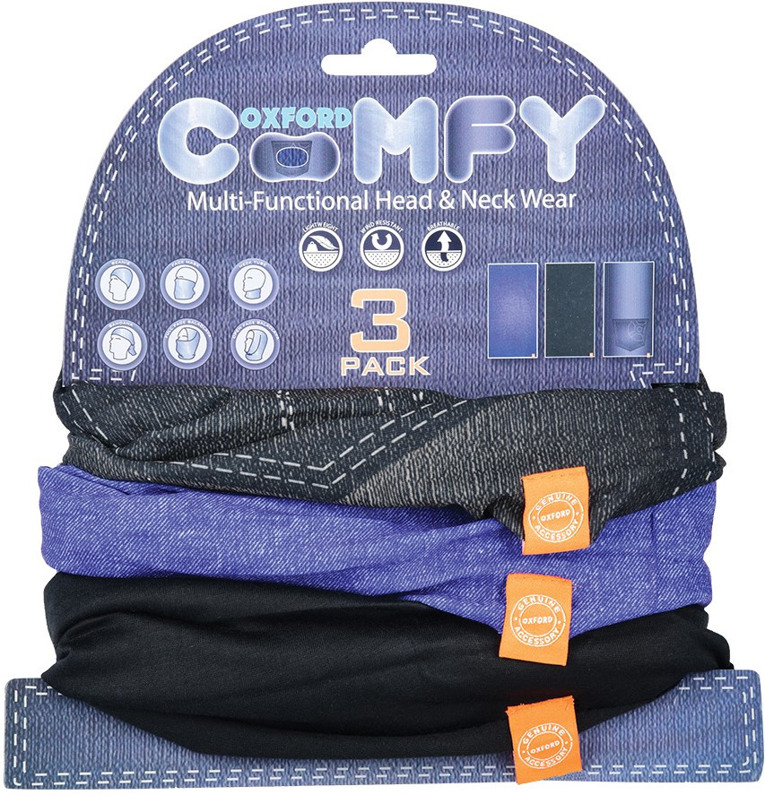 Набір баффів Oxford Comfy Jeans, 3 шт., фото 1