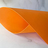 Фоамиран китайський 1 мм, помаранчевий, 20х30 см