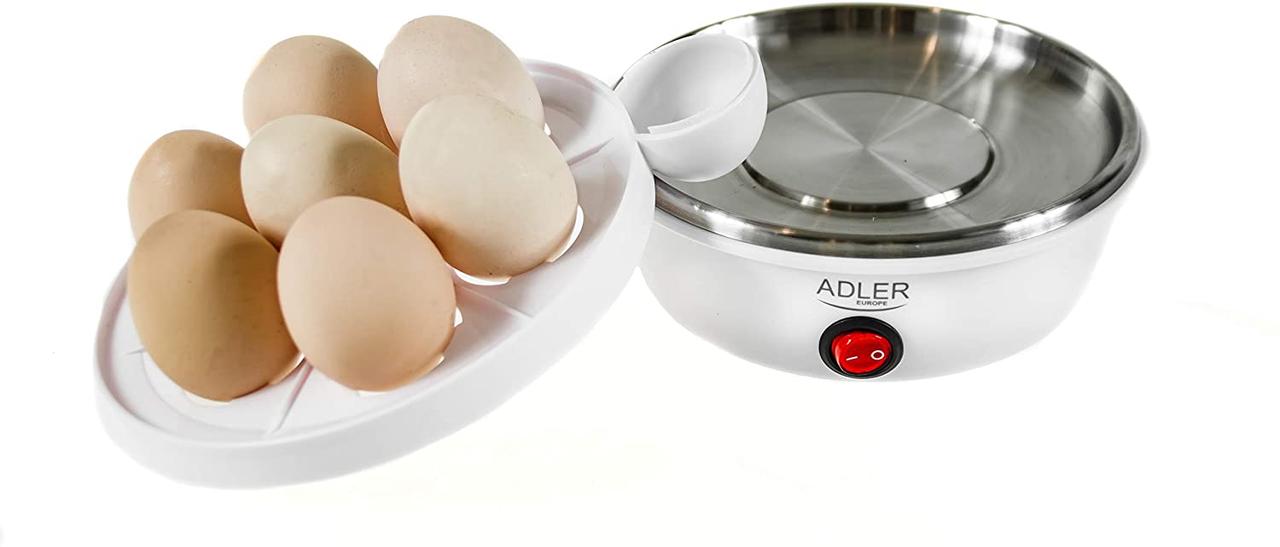 Яйцеварка электрическая на 7 яиц Adler AD-4459 360W White N - фото 2 - id-p1643579666