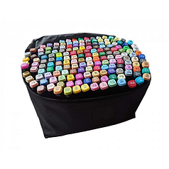 Набір маркерів для скетчінга двосторонніх EasyTouch 8000, 168 шт (N018704)