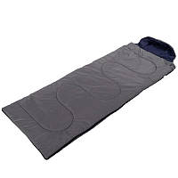 Спальный мешок одеяло спальник 220г на м2 (220*72 см) серый SY-4083