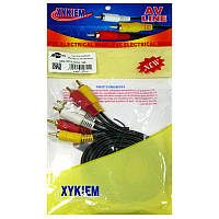 Кабель 3RCA / 3RCA AT-com 1,8м