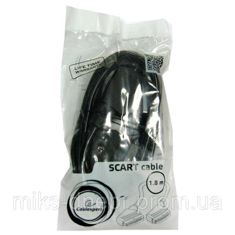 Cablexpert cable scart euroconector 21-pins 1.8m