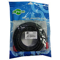 Кабель ATcom HDMI-HDMI Red/Gold 5,0m ver2.0 ; 4K ;(пакет)