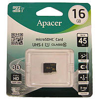 Карта памяти micro-SDHC16Gb(UHS-1) Apacer Class10 no box up to 45Mb/s