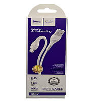 Кабель HOCO X37 USB / microUSB 1,0m., 2.4A, white