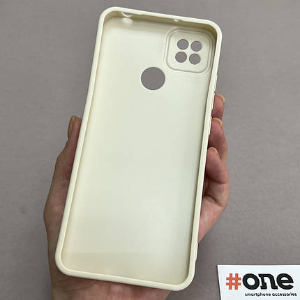 Чохол для Xiaomi Redmi 9C силіконовий із закритою камерою чохол на телефон сяомі редмі 9с молочний W7N, фото 3