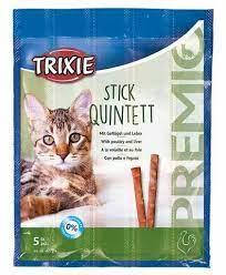 Ласощі для котів Trixie Premio Stick Quintett з домашньою птицею та печінкою для котів