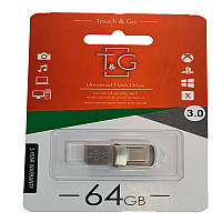 Флеш память 64Gb T&G 104 USB3.0 -Type C, metal