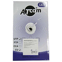Кабель для комп'ютерних мереж ATcom Premium UTP CAT6, медь, 1Gb/s,4*2*0,5mm (за 1метр)