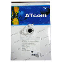Кабель для комп'ютерних мереж ATcom UTP cat5e 2*2*0,5 мм, алюміній-мідь (за 1 м)