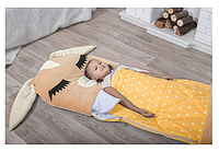 Детский спальный мешок Зайчик Цвет бежевый Размер L-200*90