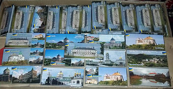 Сувенирные магниты с фото замков Западной Украины 2