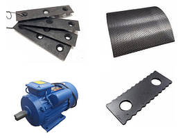 Запчастини до подрібнювачів зернових ДКУ